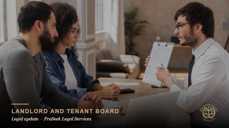 Landlord and Tenant Board: Eviction and Notice Rules Changed on September 21, 2026